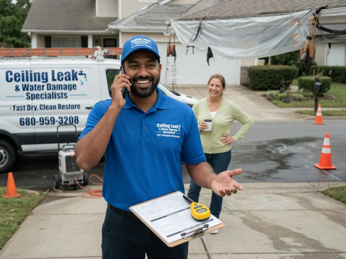 Ceiling Leak Cleanup Saint Charles, IA FAQs